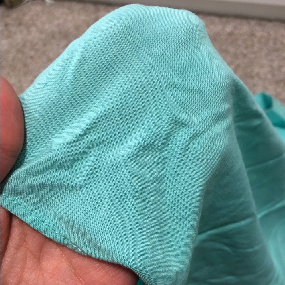 Mint blue express mini skirt - Picture 3 of 4